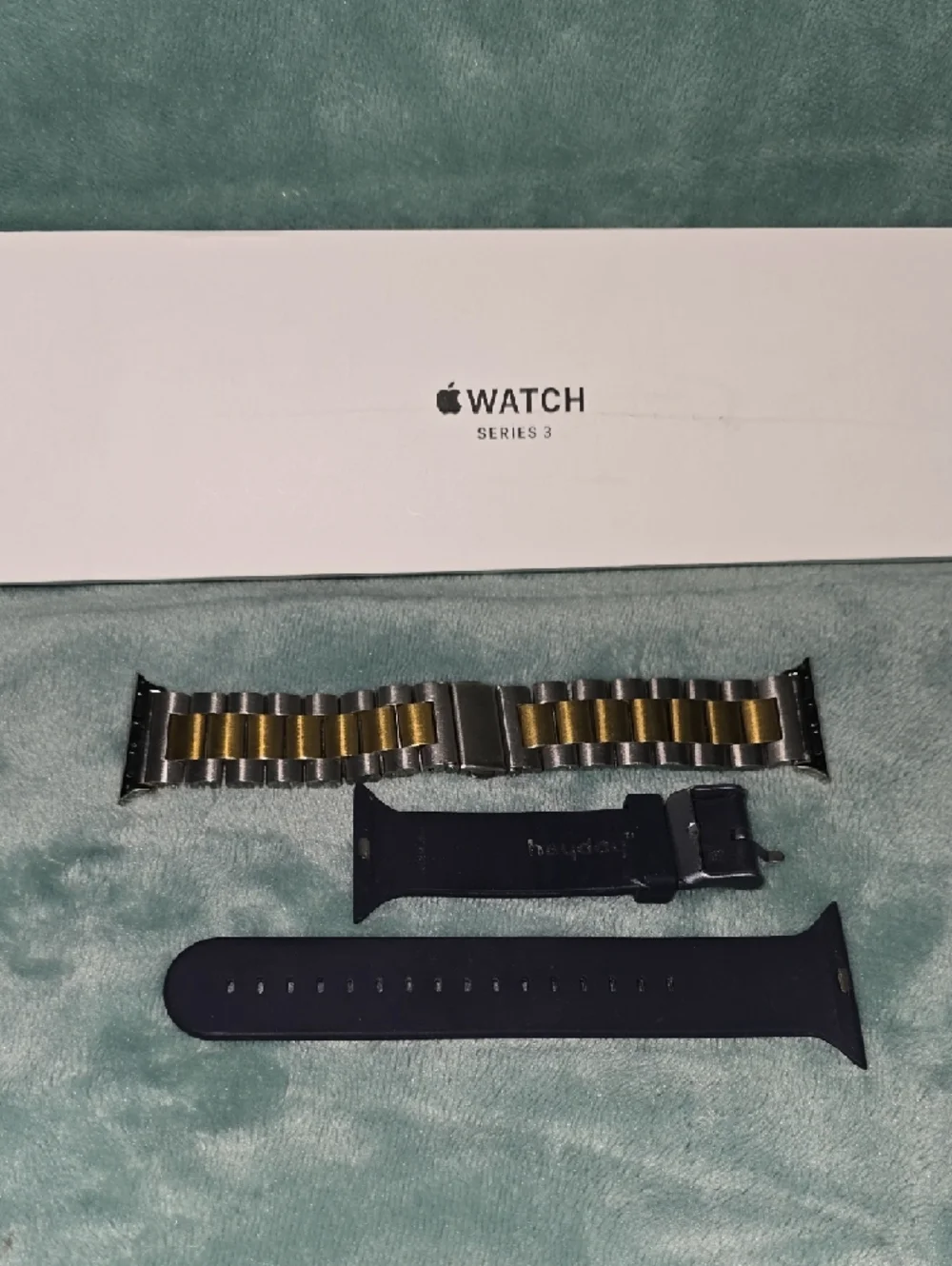 Apple Watch Series 3 Silver Case with Black Band